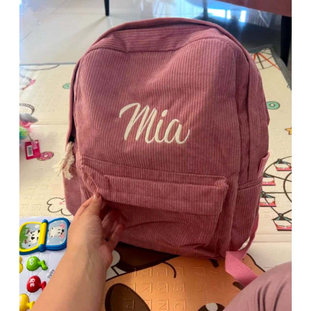 Personalisierter Kord Rucksack Mia