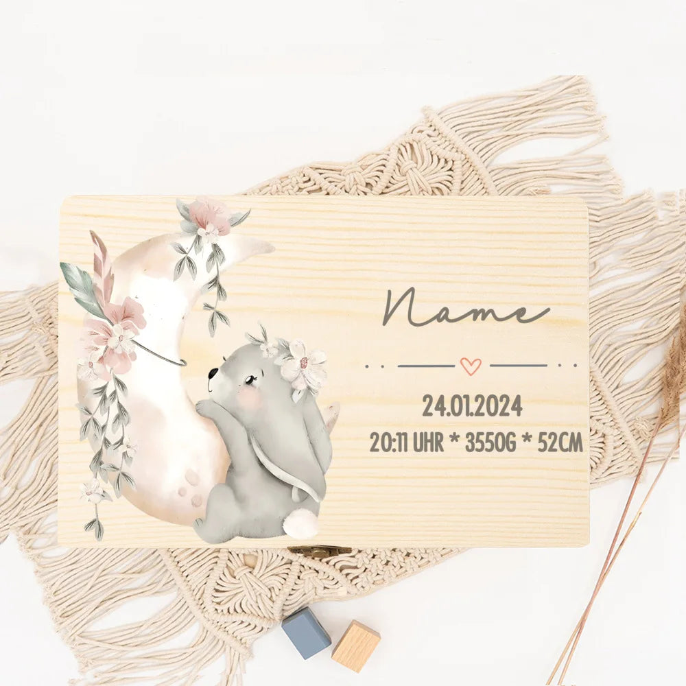 Personalisierte Erinnerungsbox Luna