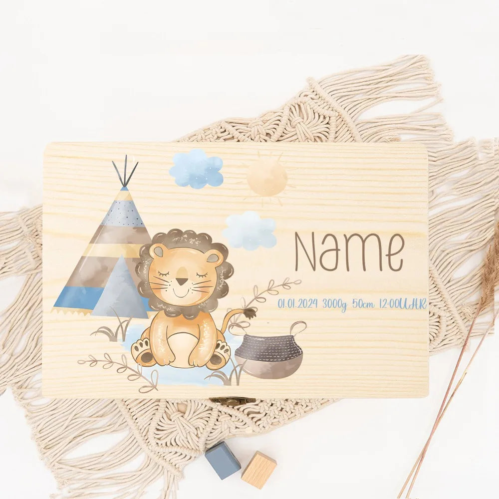 Personalisierte Erinnerungsbox Liam