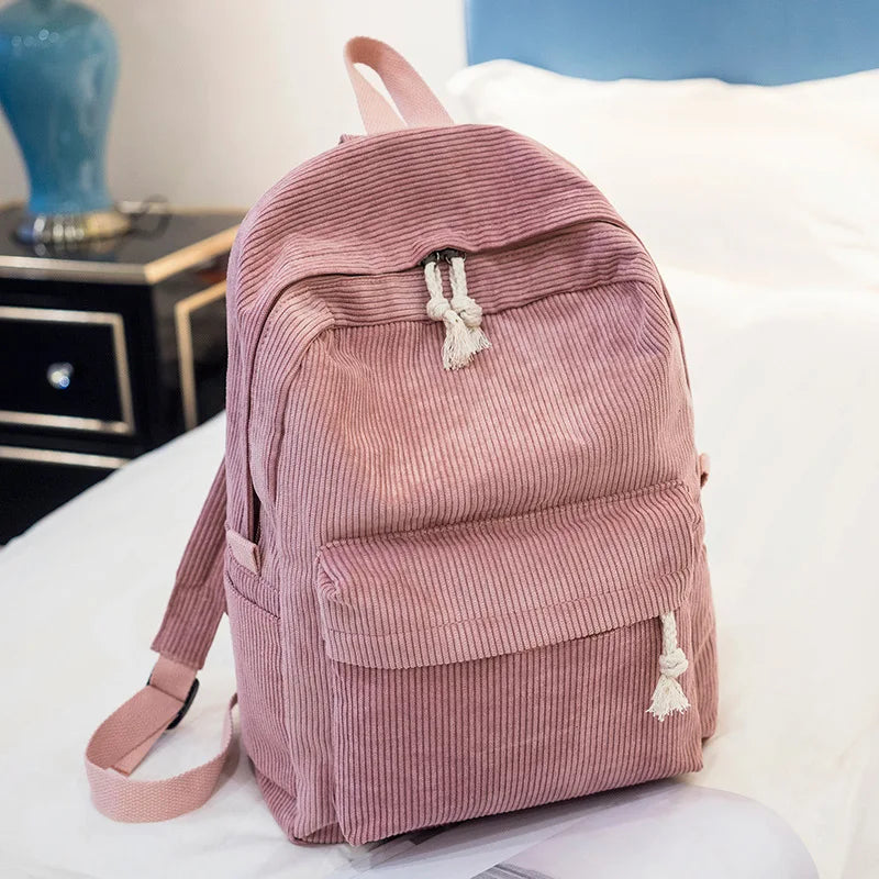 Personalisierter Kord Rucksack Mia