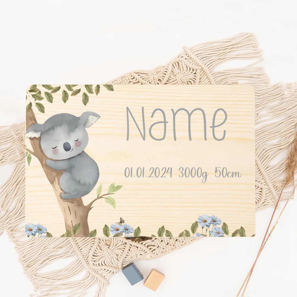 Personalisierte Erinnerungsbox Liam