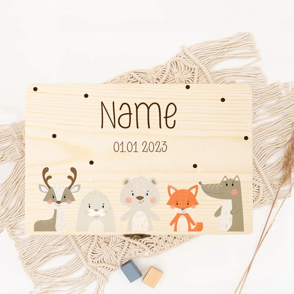 Personalisierte Erinnerungsbox Liam