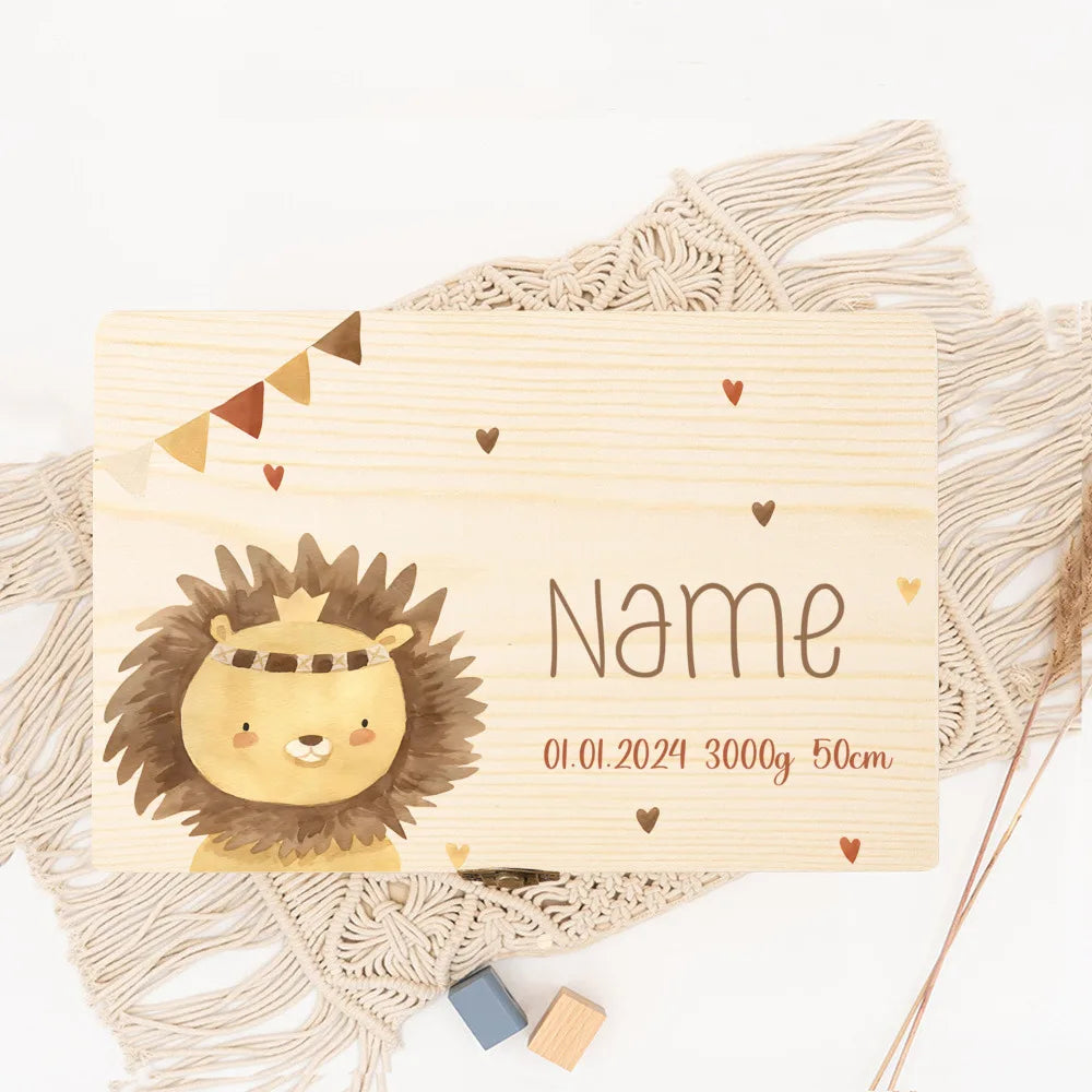 Personalisierte Erinnerungsbox Liam