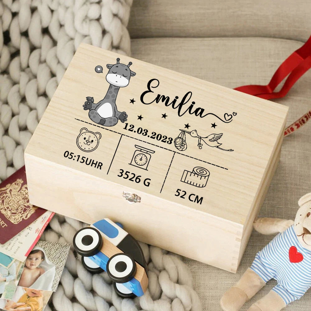 Personalisierte Erinnerungsbox Noah
