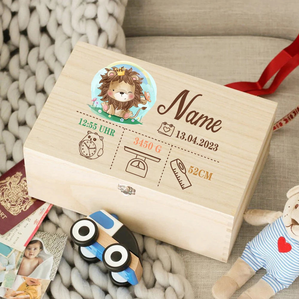 Personalisierte Erinnerungsbox Noah
