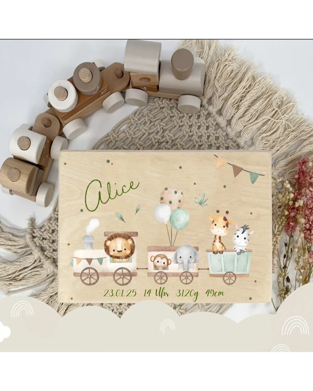 Personalisierte Erinnerungsbox Luna